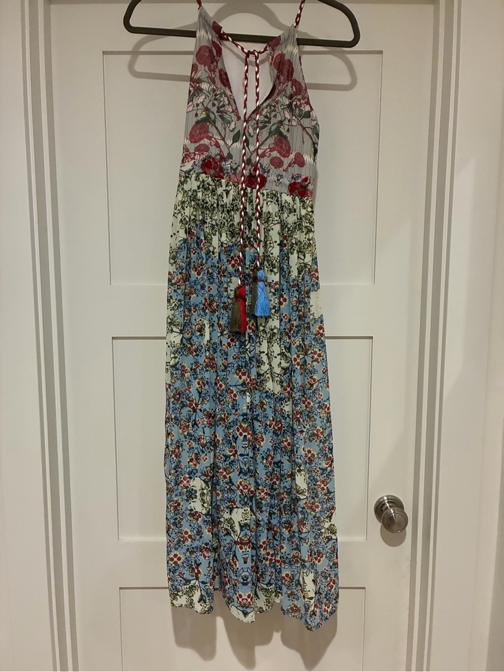 Anthropologie Adelise Beaded Halter Midi Dress - Picture 10 of 12